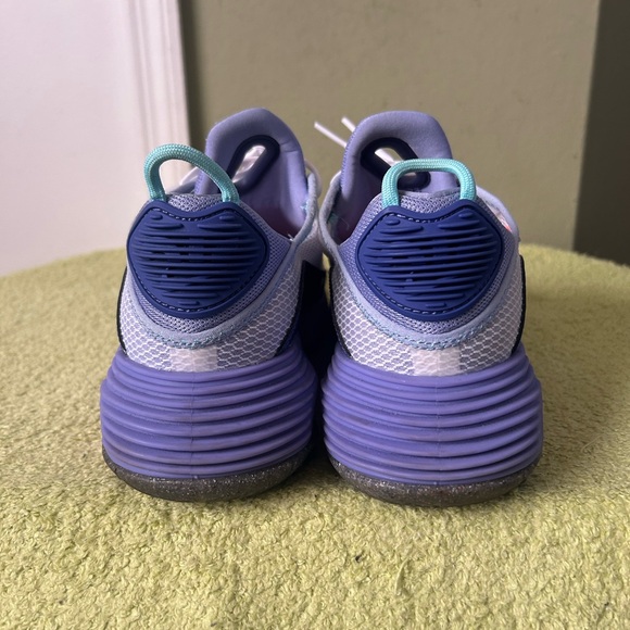 Nike Air Max DA2417-100 Youth Sneakers White and Blue with Orange Accents New - Picture 5 of 12